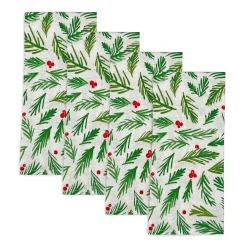 Bayberry Merry & Bright Dinner Napkins, Set of 4