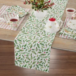 Bayberry Merry & Bright Reversible Table Runner