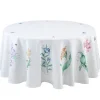 Butterfly Meadow Garden 70x70 Round Tablecloth