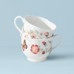 Butterfly Meadow Latte Mugs, Set of 2