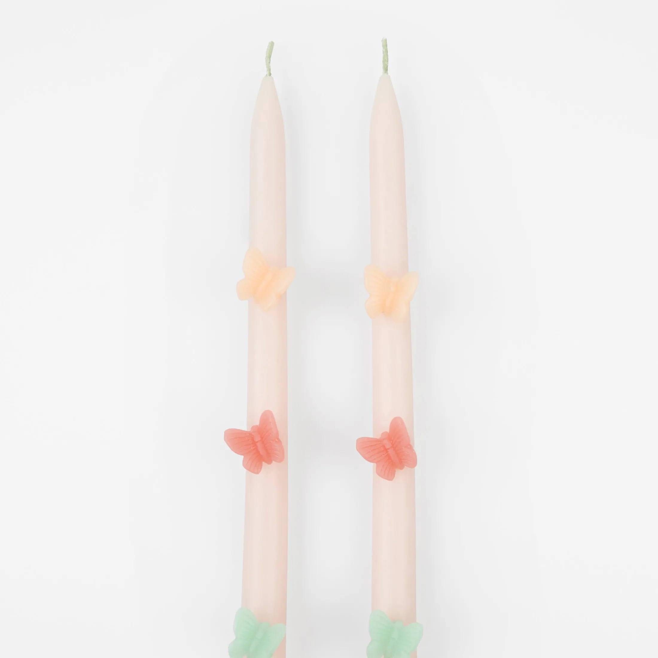 Butterfly Taper Candles, Set of 2