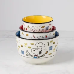 Chef Snoopy 3-Piece Bowl Set