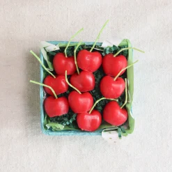 Cherry Beeswax Birthday Candles
