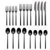 Dean Black Satin 20-Piece Flatware Set