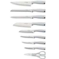 Epicure Cool Grey 15-Piece Cutlery Block Set
