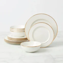 Federal Gold 12-Piece Dinnerware Set