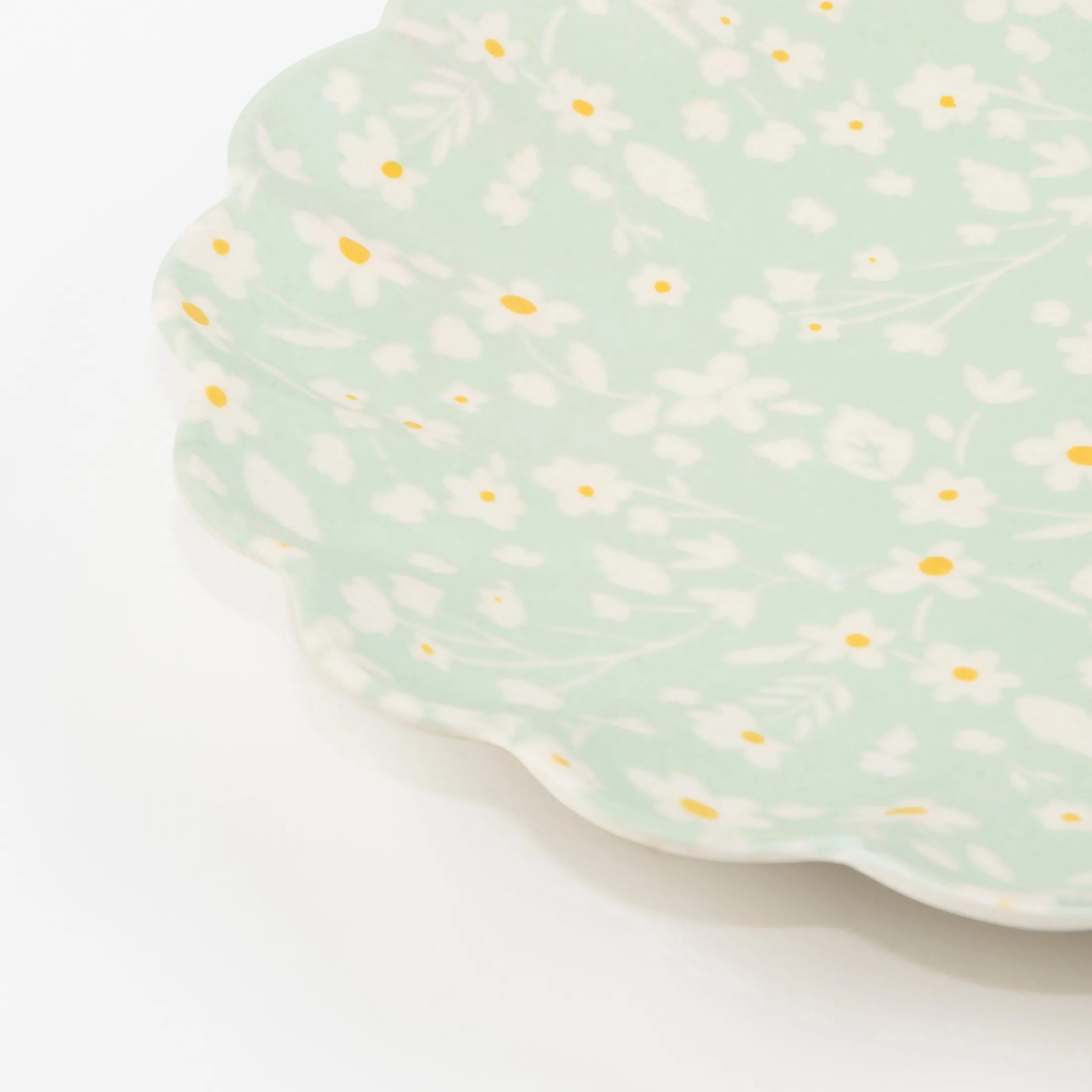 Floral Assorted Bamboo Large Plates, Set of 6