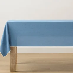 French Perle Solid Periwinkle 60x120 Tablecloth