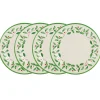 Holiday Melamine Dinner Plates, Set of 4