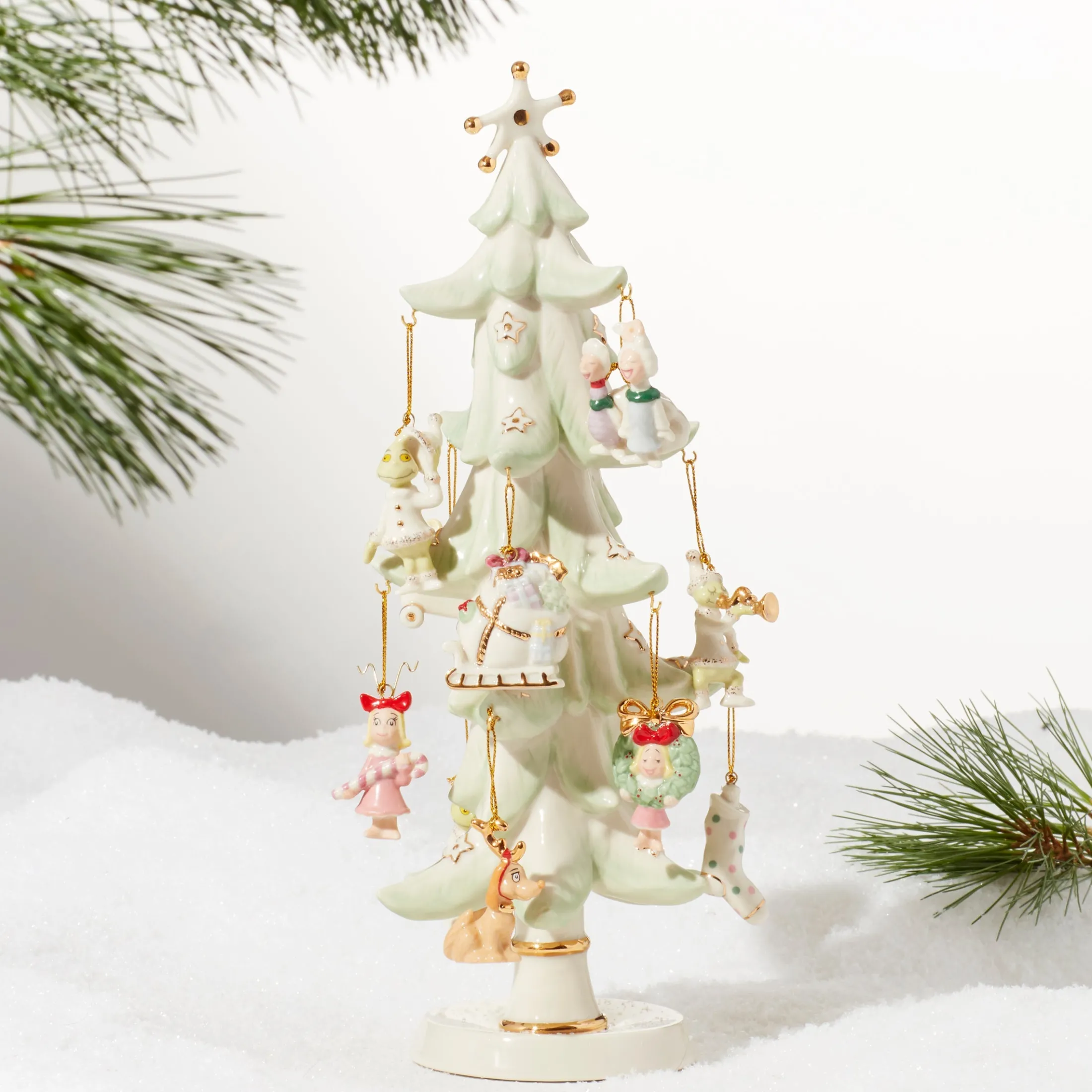 How The Grinch Stole Christmas 12-Piece Ornament & Tree Set