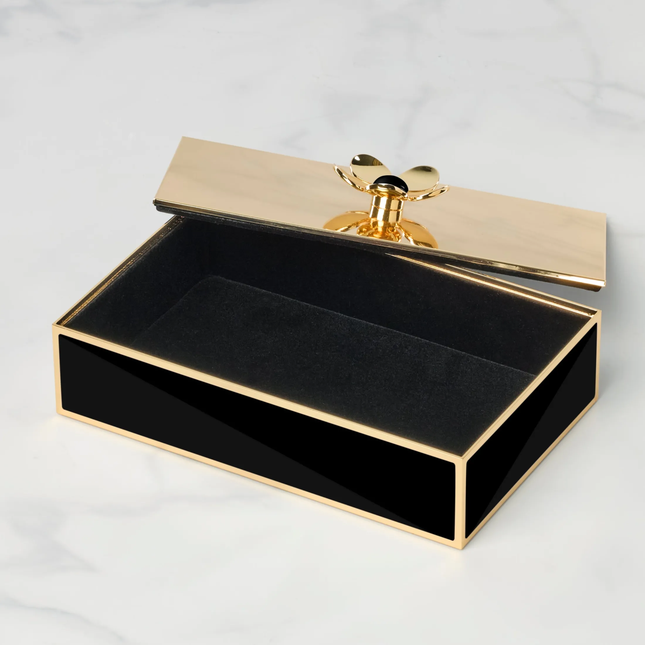 Make It Pop Black Large Floral Box