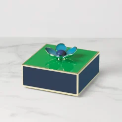 Make It Pop Green & Navy Floral Box