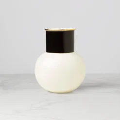 Make It Pop White & Black Bouquet Vase