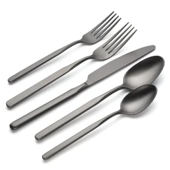 Mercer Gunmetal 5-Piece Place Setting