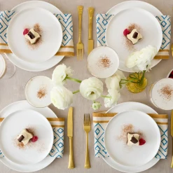 Modern White 18-Piece Dinnerware Set