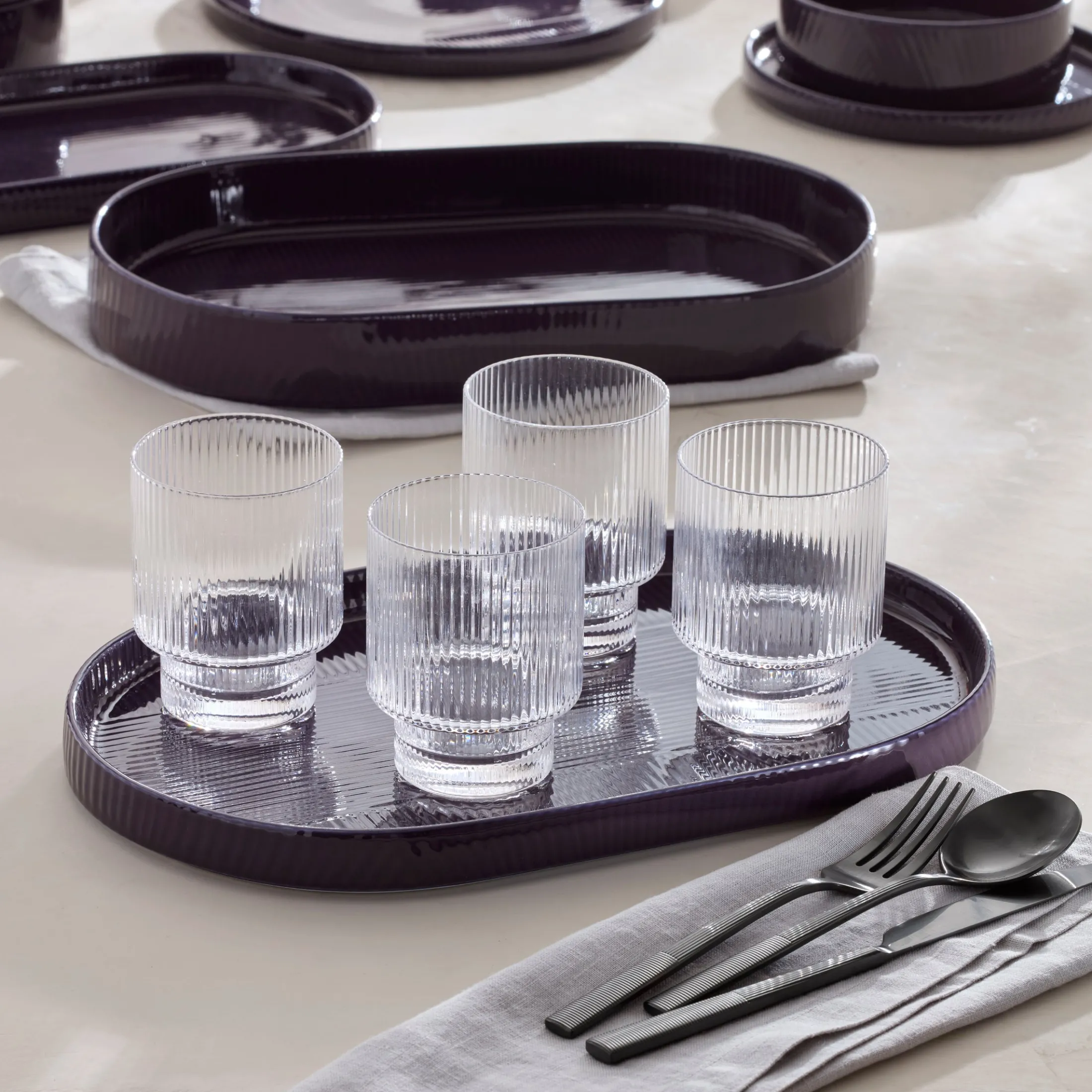 Modulus Nightshade 2-Piece Serving Set