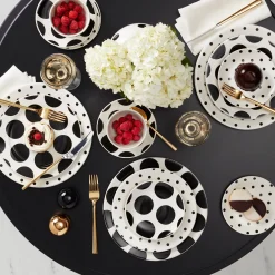 On The Dot 12-Piece Dinnerware Set