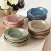Organic Shades Sage Green Pasta Bowls, Set of 4