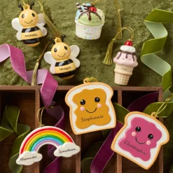 Personalized Forever Friends Ice Cream 2-Piece Ornament Set