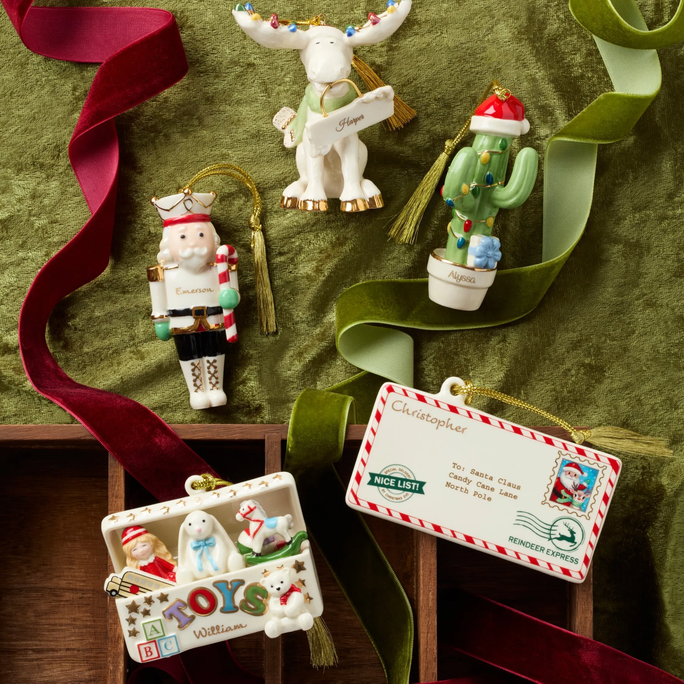 Personalized Letters to Santa Ornament