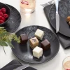 Roseto Charcoal 12-Piece Dinnerware Set