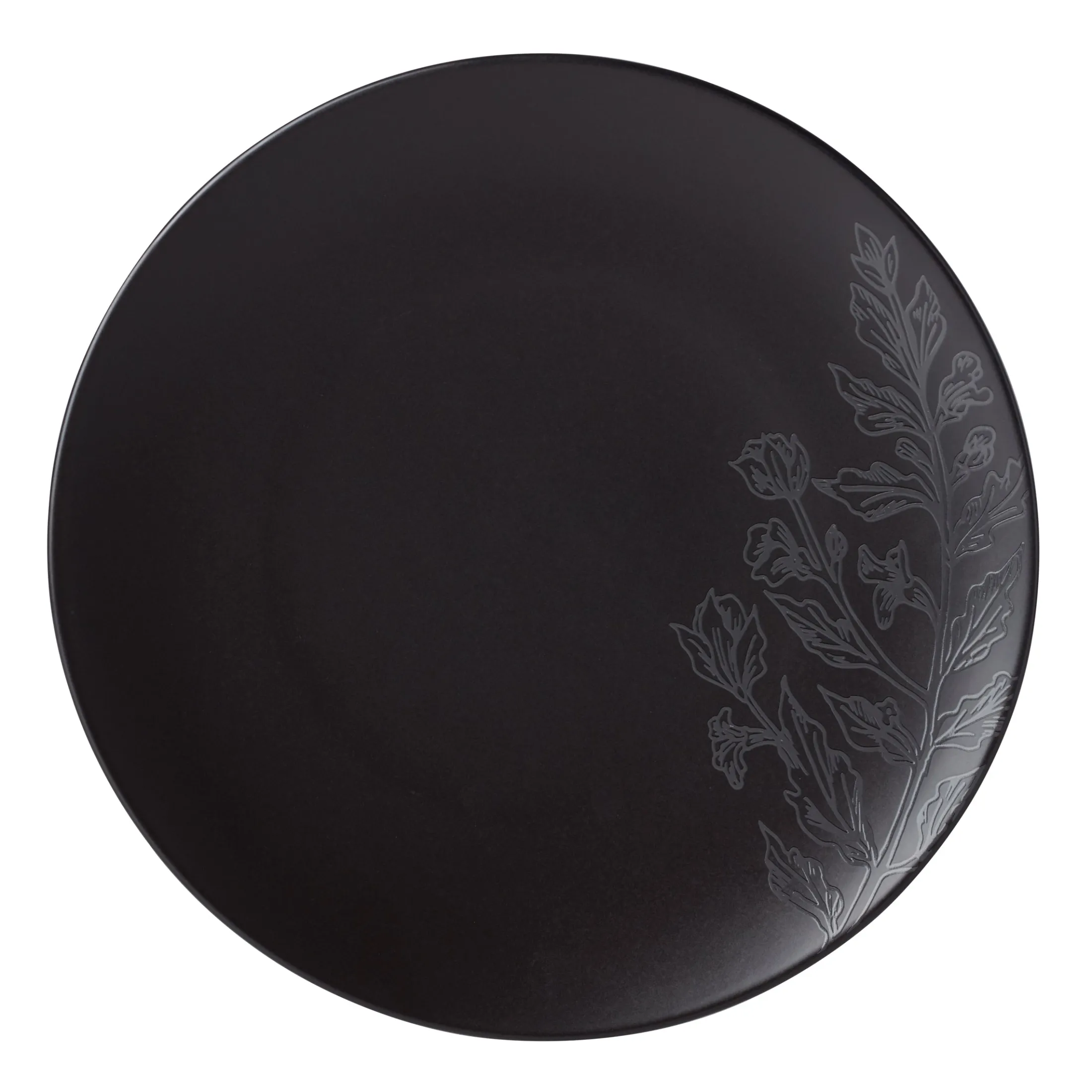 Roseto Charcoal 12-Piece Dinnerware Set