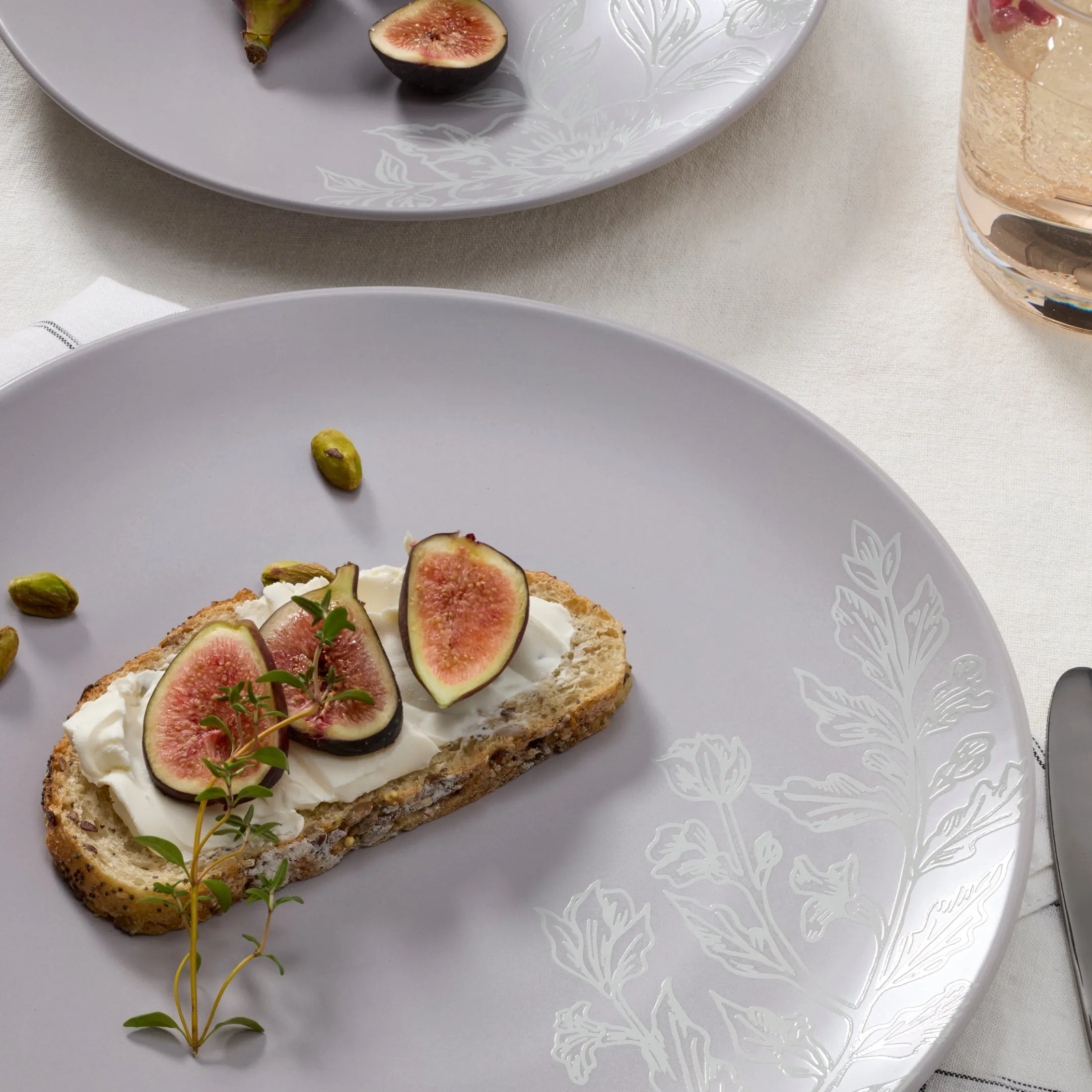 Roseto Pumice 12-Piece Dinnerware Set