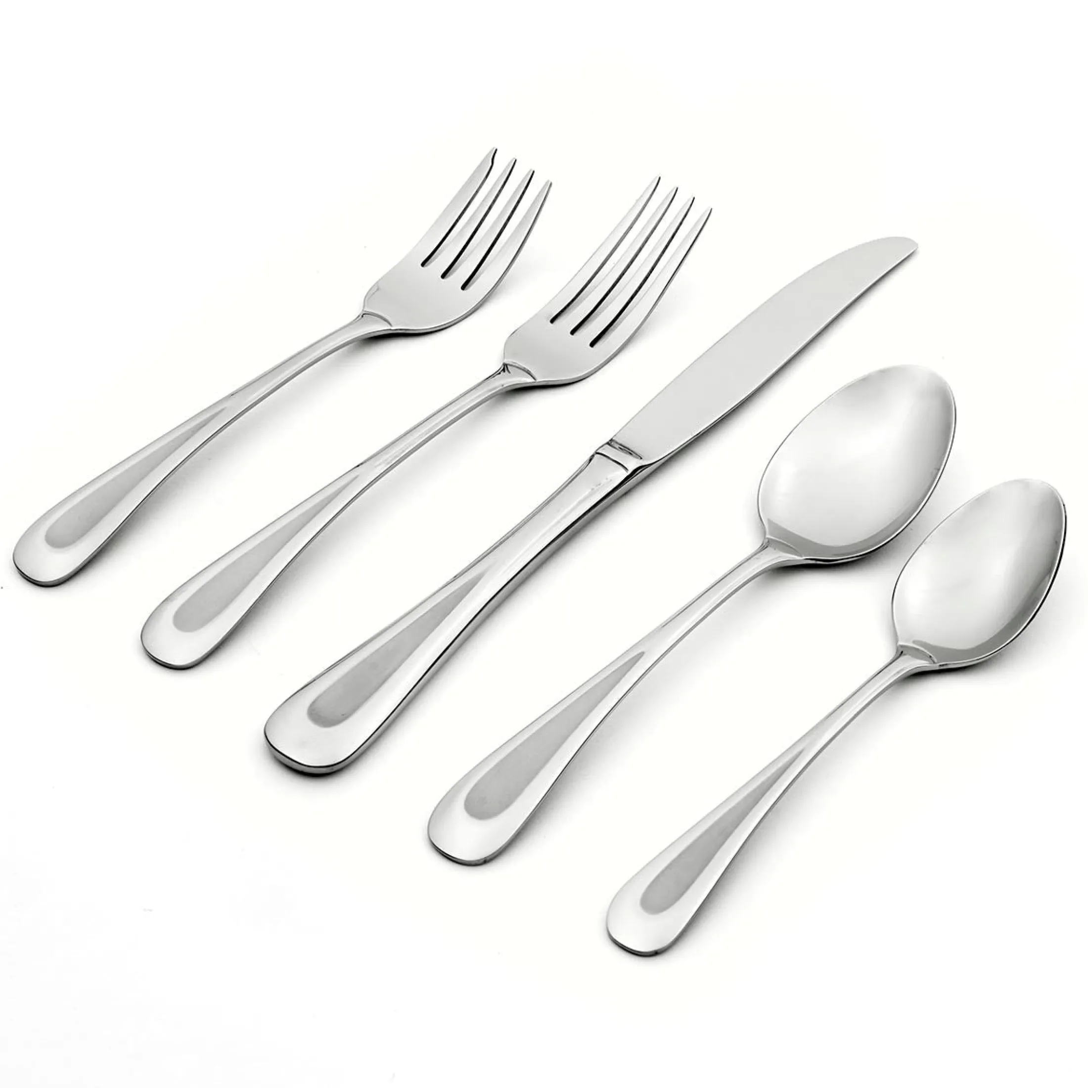 Satin Sand Dune 45-Piece Flatware Set