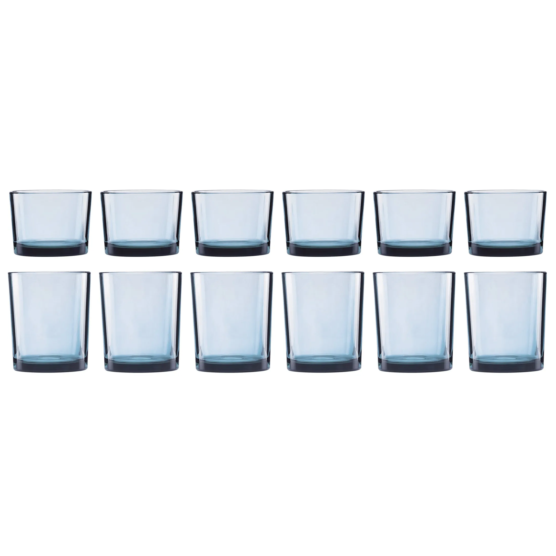 Stackables Blue Drinkware, Set of 12