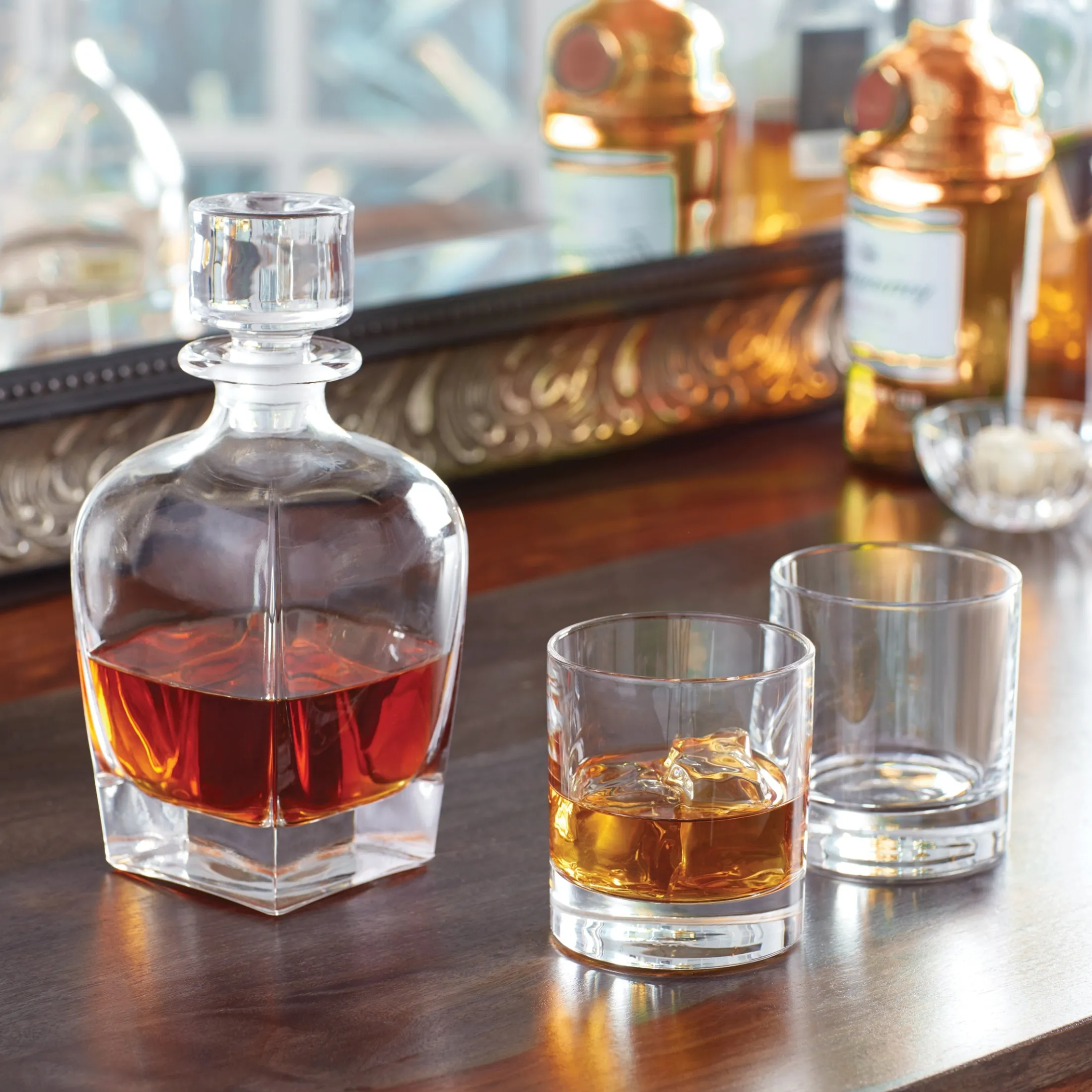 Tuscany Classics 3-Piece Decanter & Glass Set