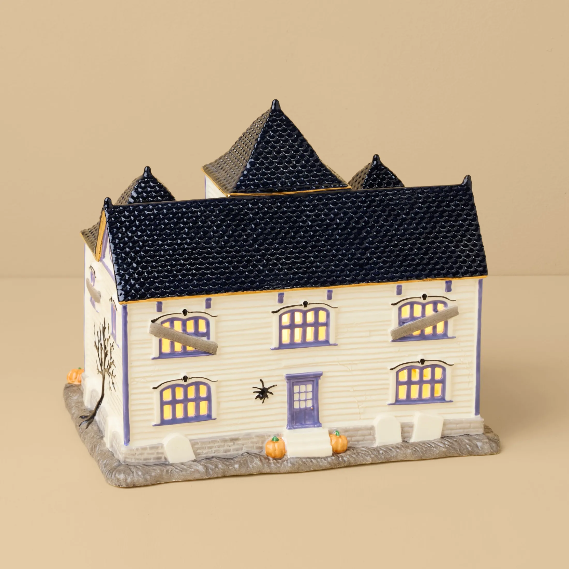 Vintage Halloween Hotel Lit Figurine