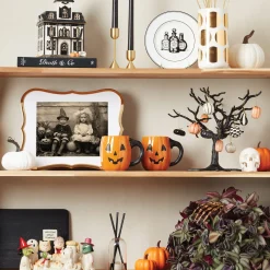 Vintage Halloween Lit House Figurine