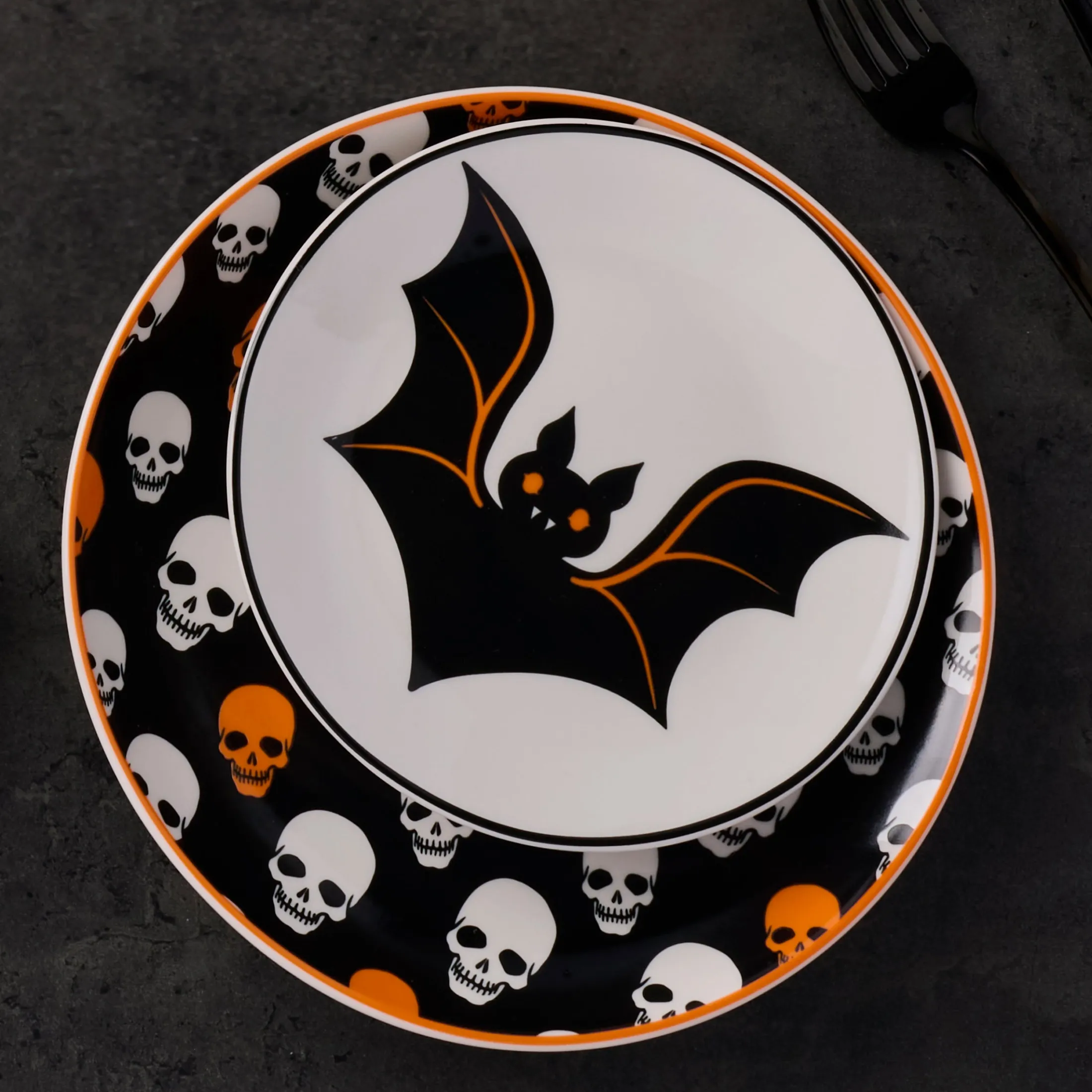 Vintro Halloween Tidbit Plates, Set of 4
