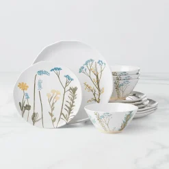 Wildflowers 12-Piece Dinnerware Set